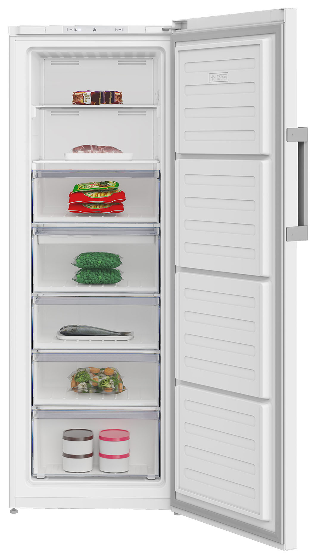 Морозильная камера Beko B1RFNK292W белый — миниатюра 2