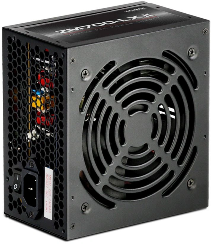 Блок питания Zalman ATX 700W ZM700-LXII (20+4pin) APFC 120mm fan 6xSATA RTL — фото 1