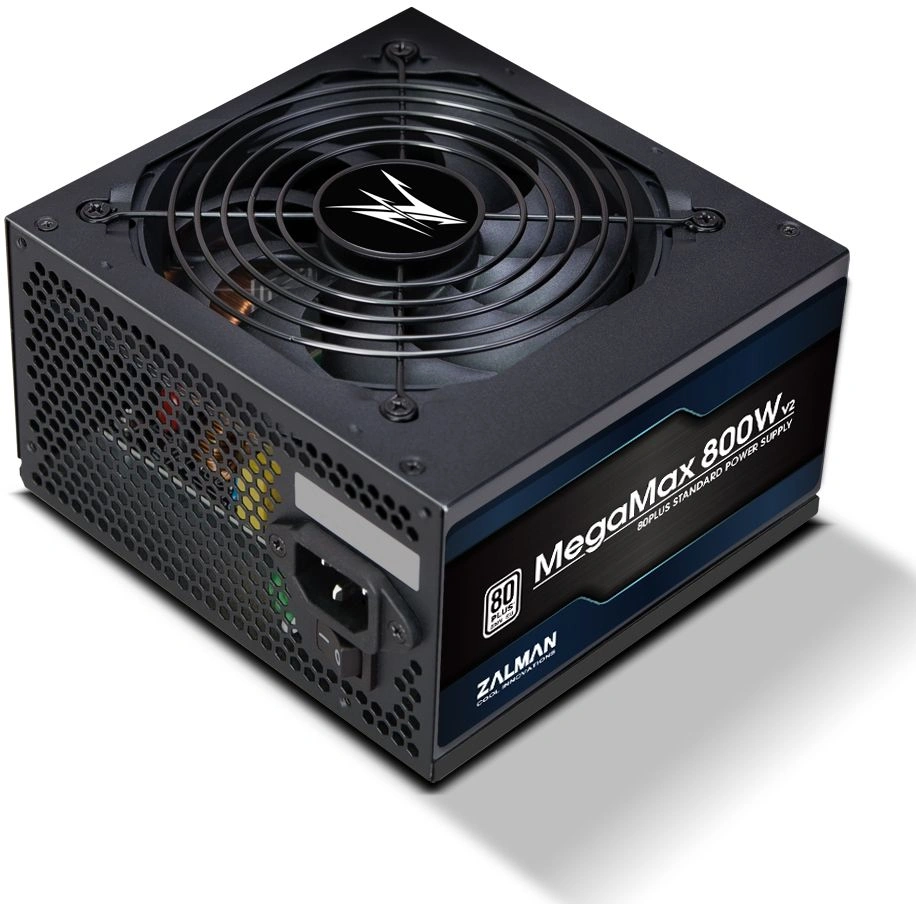 Блок питания Zalman ATX 800W ZM800-TXII V2 80+ (20+4pin) APFC 120mm fan 8xSATA RTL — миниатюра 2