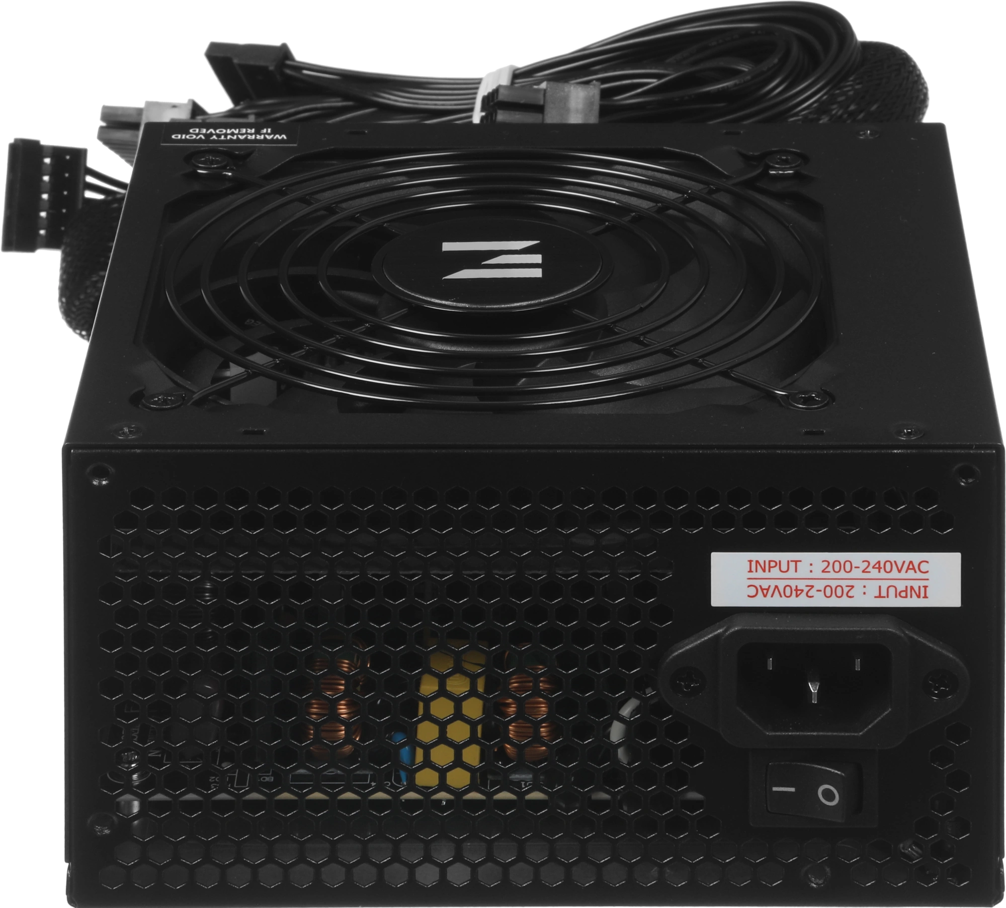 Блок питания Zalman ATX 500W ZM500-TXII V2 80+ (20+4pin) APFC 120mm fan 6xSATA RTL — миниатюра 7