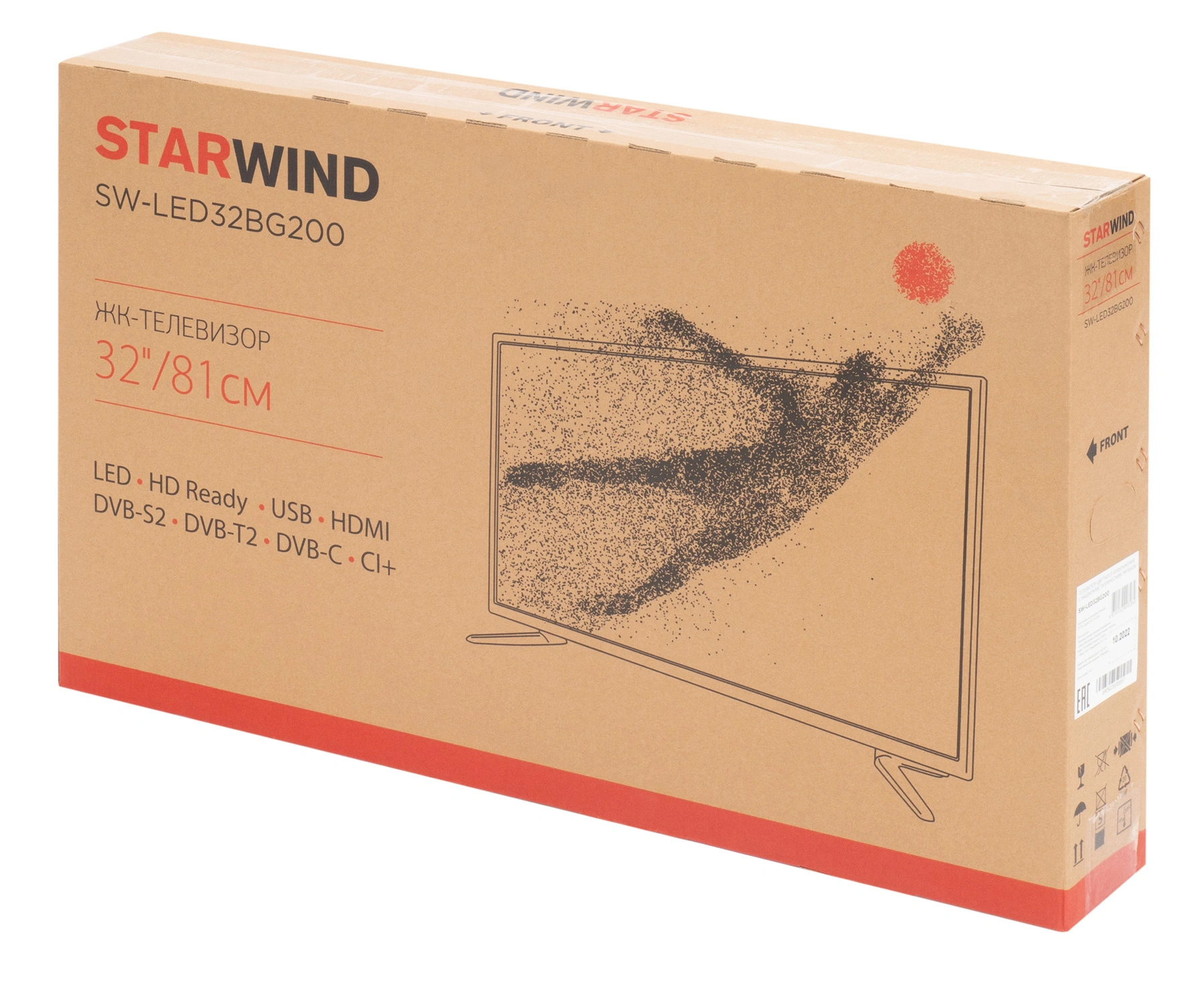 Телевизор LED Starwind 32" SW-LED32BG200 Frameless черный/черный HD 60Hz DVB-T DVB-T2 DVB-C DVB-S DVB-S2 USB — миниатюра 9