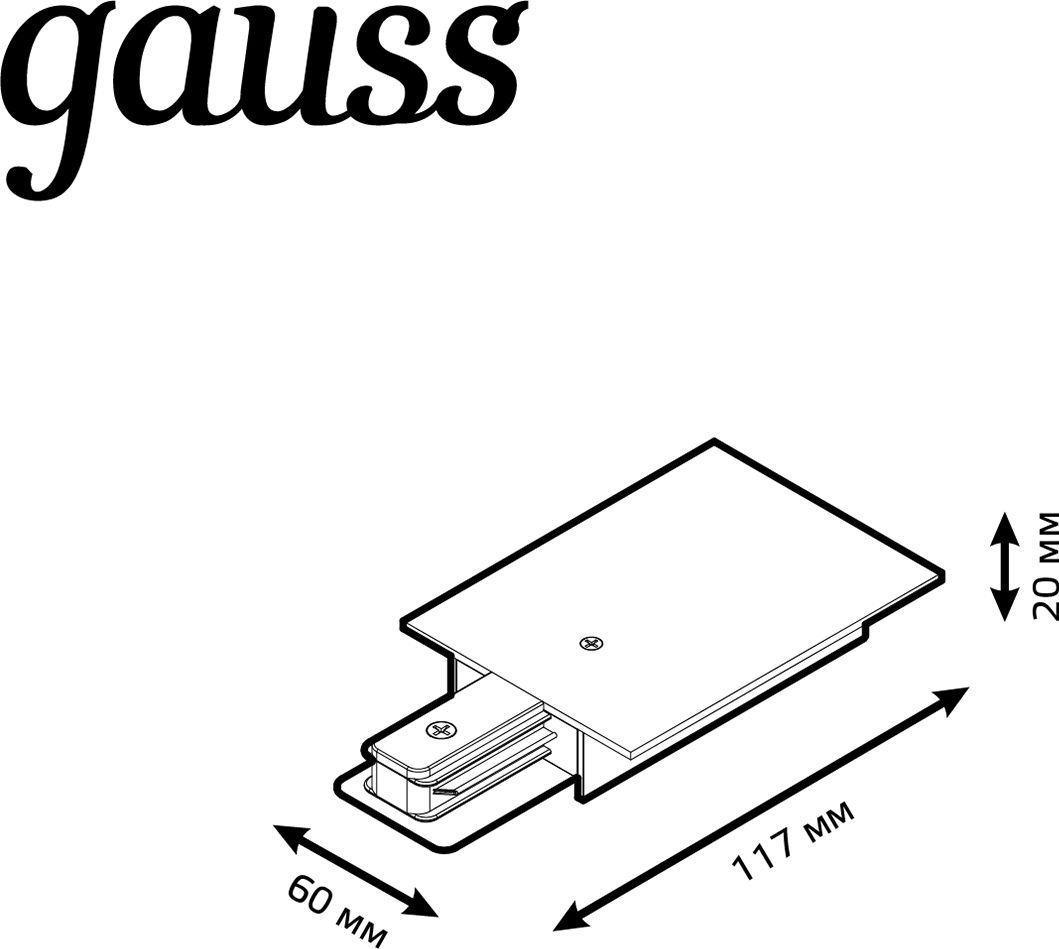 Адаптер питания Gauss TR139 черный — миниатюра 2