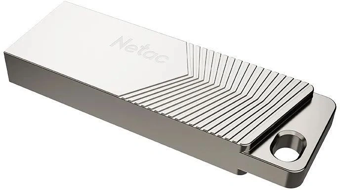 Флеш Диск Netac 64Gb UM1 NT03UM1N-064G-32PN USB3.2 серебристый — миниатюра 8