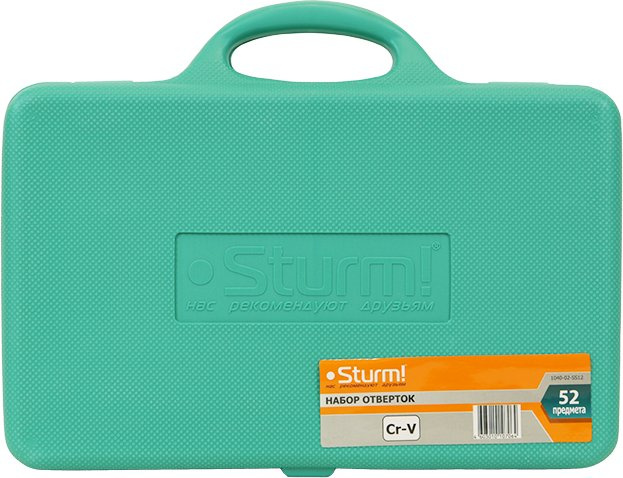 Набор отверток Sturm! 1040-02-SS12 в компл.:51 предмет жесткий кейс — миниатюра 2