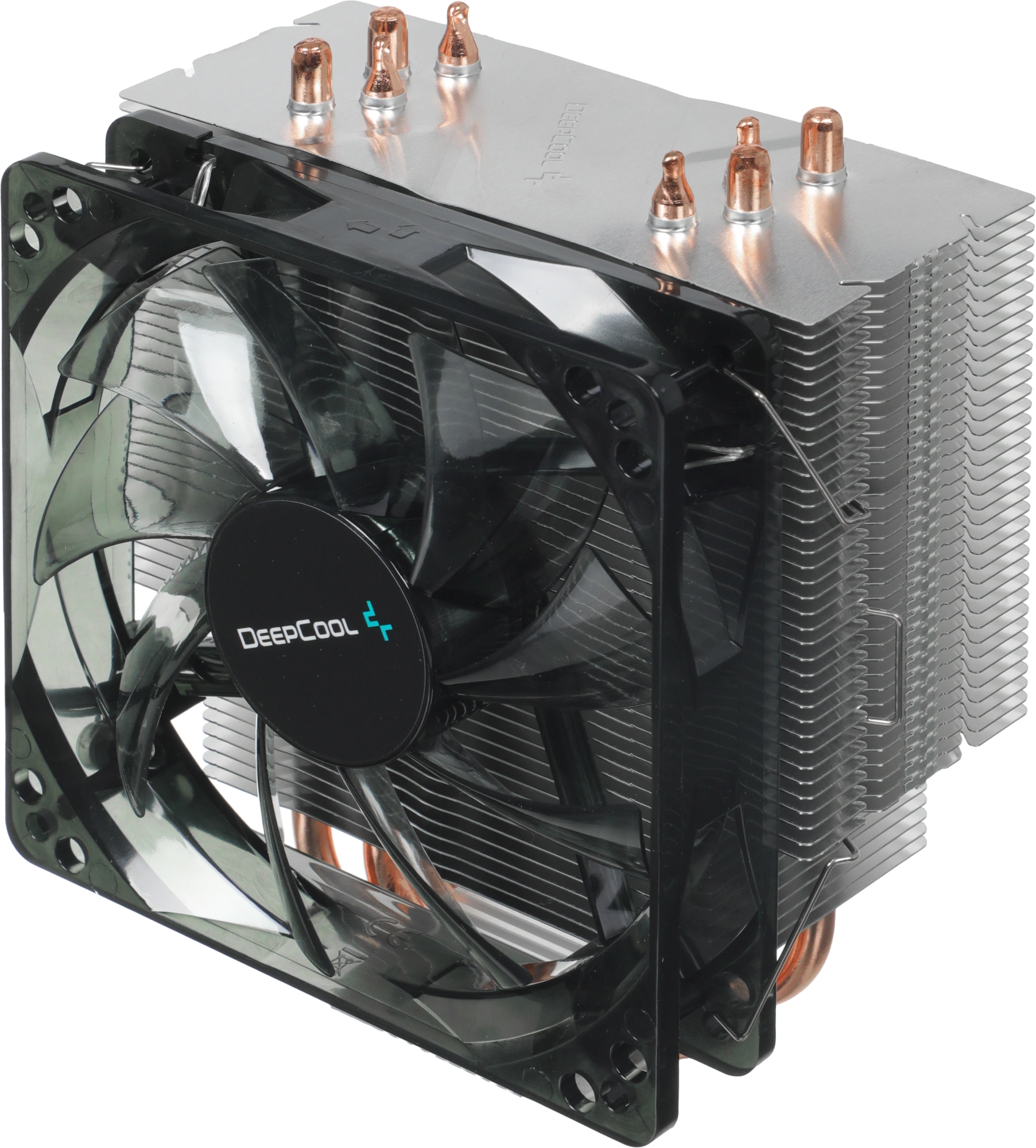 Устройство охлаждения(кулер) Deepcool Gammaxx 400 Blue Basic одноцветная Soc-AM5/AM4/1200/1700/1851 черный 4-pin 18-30dB Al+Cu 130W 640gr Ret (DP-MCH4-GMX400P-BL) — миниатюра 8