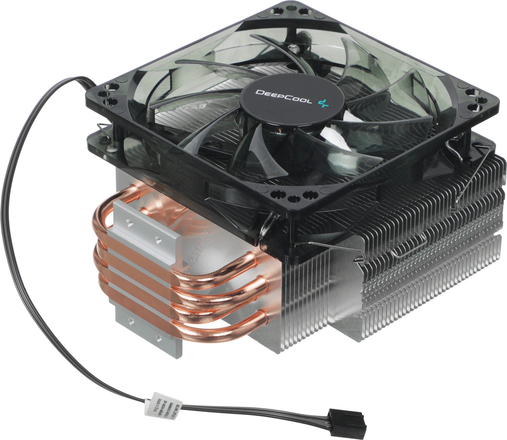 Устройство охлаждения(кулер) Deepcool Gammaxx 400 Blue Basic одноцветная Soc-AM5/AM4/1200/1700/1851 черный 4-pin 18-30dB Al+Cu 130W 640gr Ret (DP-MCH4-GMX400P-BL) — миниатюра 6