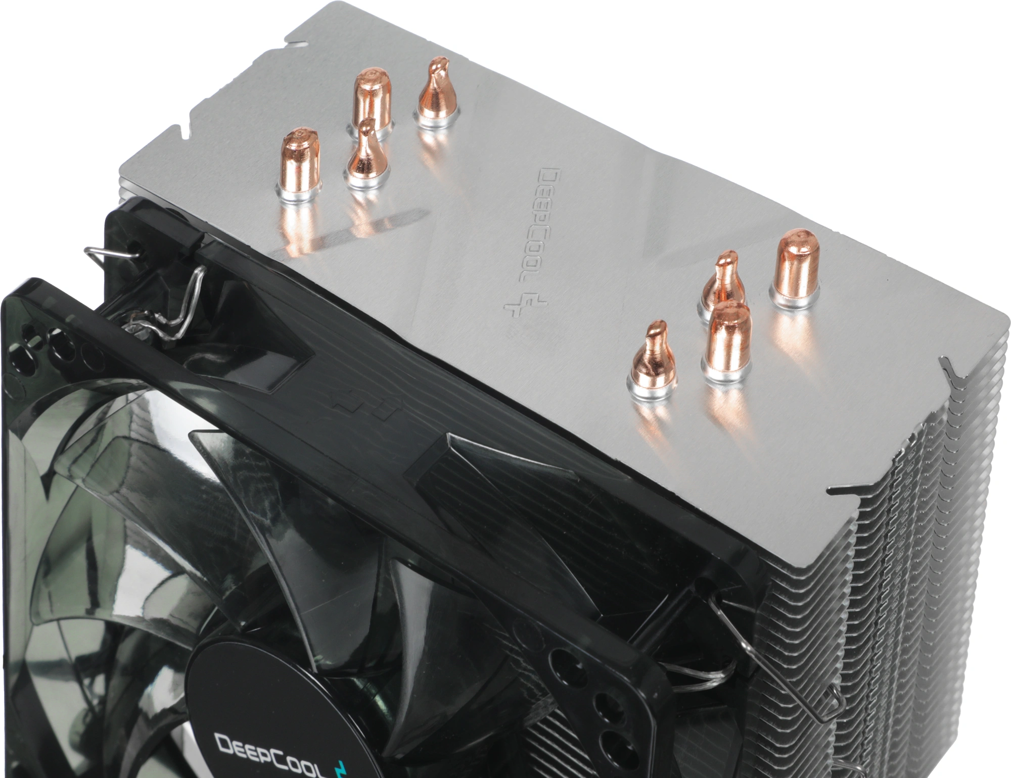 Устройство охлаждения(кулер) Deepcool Gammaxx 400 Blue Basic одноцветная Soc-AM5/AM4/1200/1700/1851 черный 4-pin 18-30dB Al+Cu 130W 640gr Ret (DP-MCH4-GMX400P-BL) — миниатюра 9