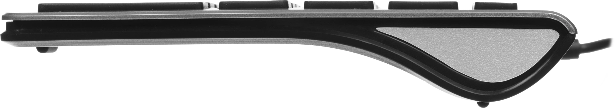 Клавиатура Оклик 890S серый/черный USB slim Multimedia (1784239) кабель 1.6м — миниатюра 21