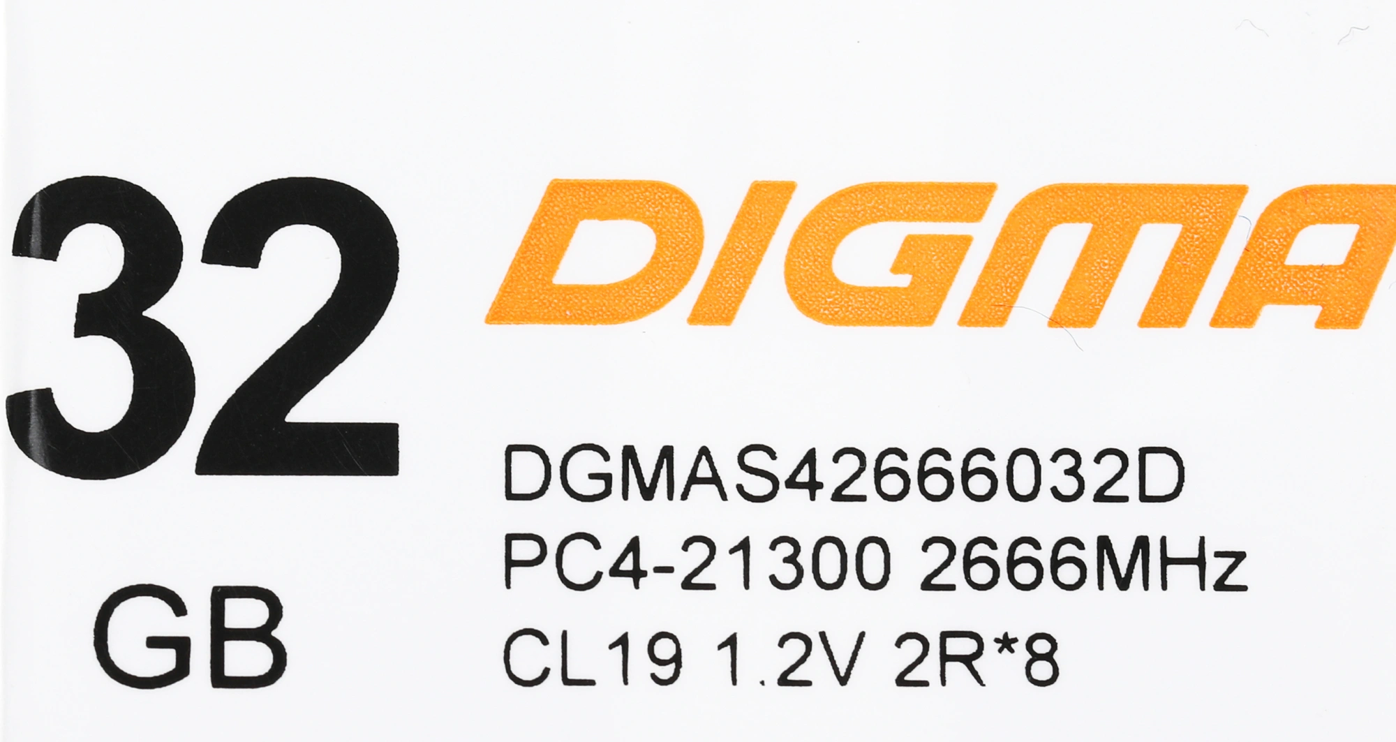 Память DDR4 32Gb 2666MHz Digma DGMAS42666032D RTL PC4-21300 CL19 SO-DIMM 260-pin 1.2В dual rank Ret — миниатюра 2