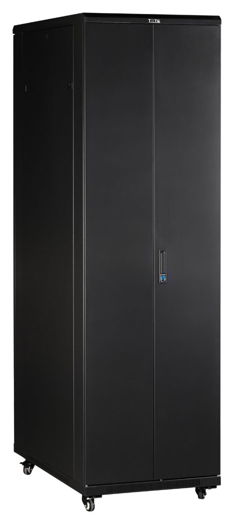 Шкаф коммутационный Lanmaster Business (TWT-CBB-22U-6X10-P1) напольный 22U 600x1000мм пер.дв.перфор. 2 бок.пан. задн.дв.перфор.2-хст. 800кг черный 926мм 65.3кг 1166мм IP20 сталь — миниатюра 5
