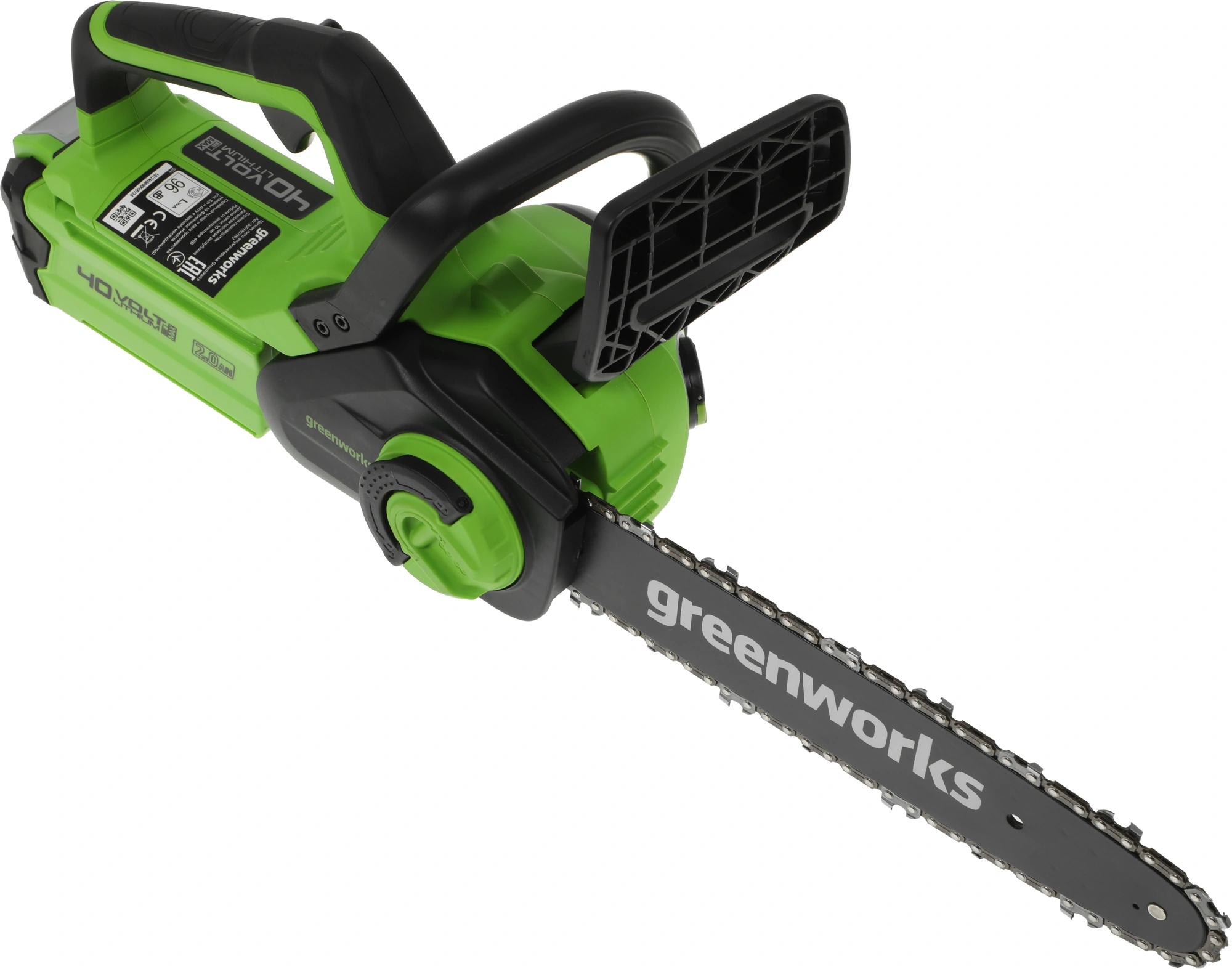 Цепная пила Greenworks G40CS30K2 аккум. дл.шины:12" (30cm) 1аккум. 2Ач ЗУ (2007807UA) — миниатюра 2