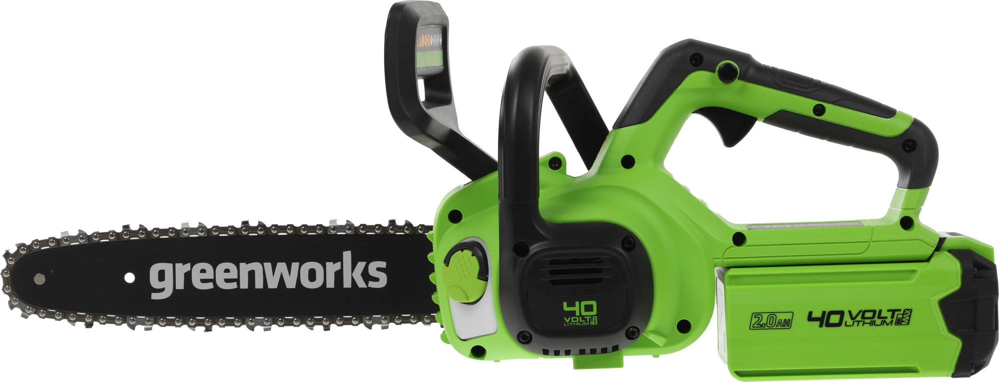 Цепная пила Greenworks G40CS30K2 аккум. дл.шины:12" (30cm) 1аккум. 2Ач ЗУ (2007807UA) — миниатюра 8