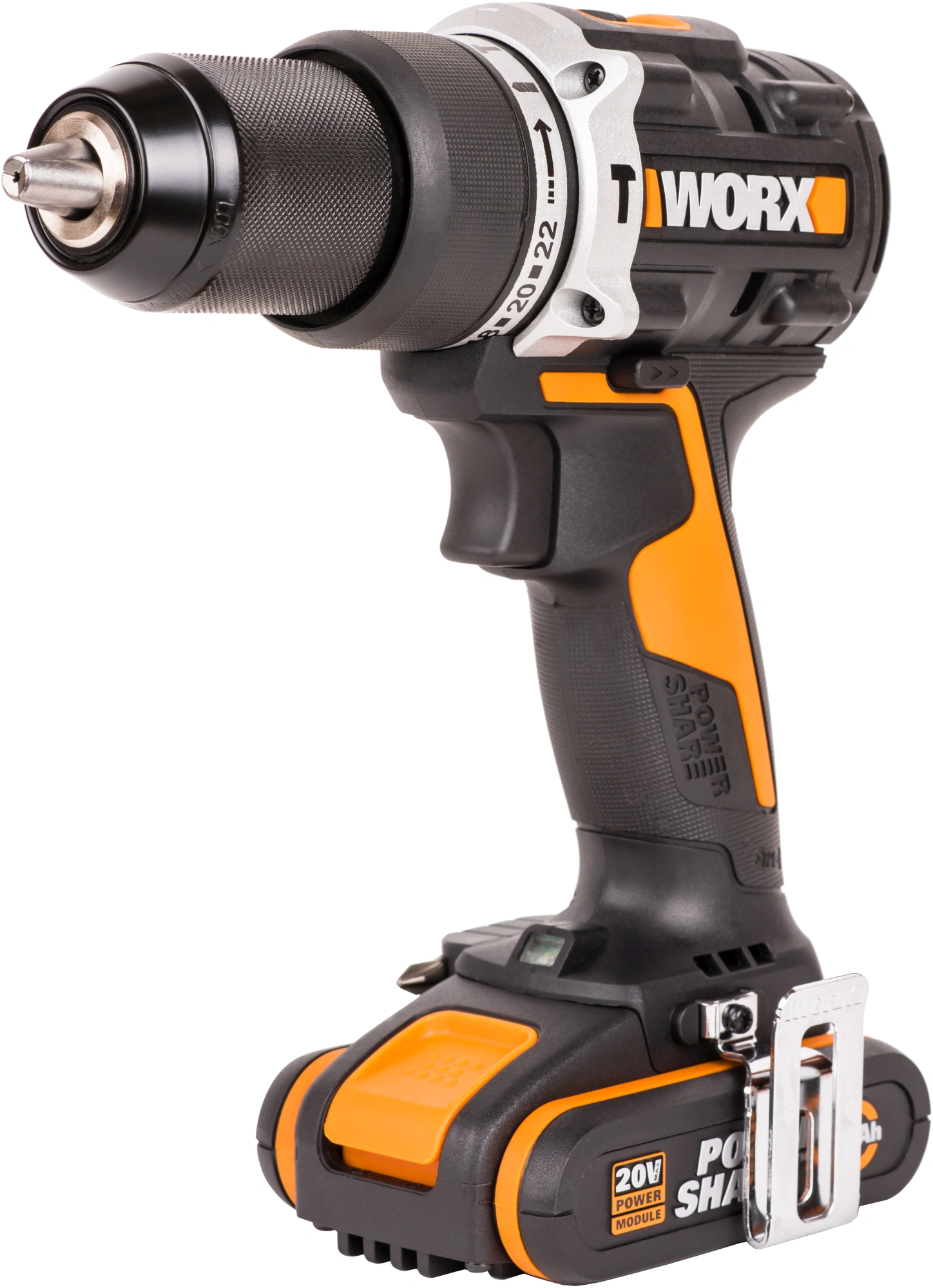 Дрель-шуруповерт Worx WX352 аккум. патрон:быстрозажимной (кейс в комплекте) — миниатюра 3