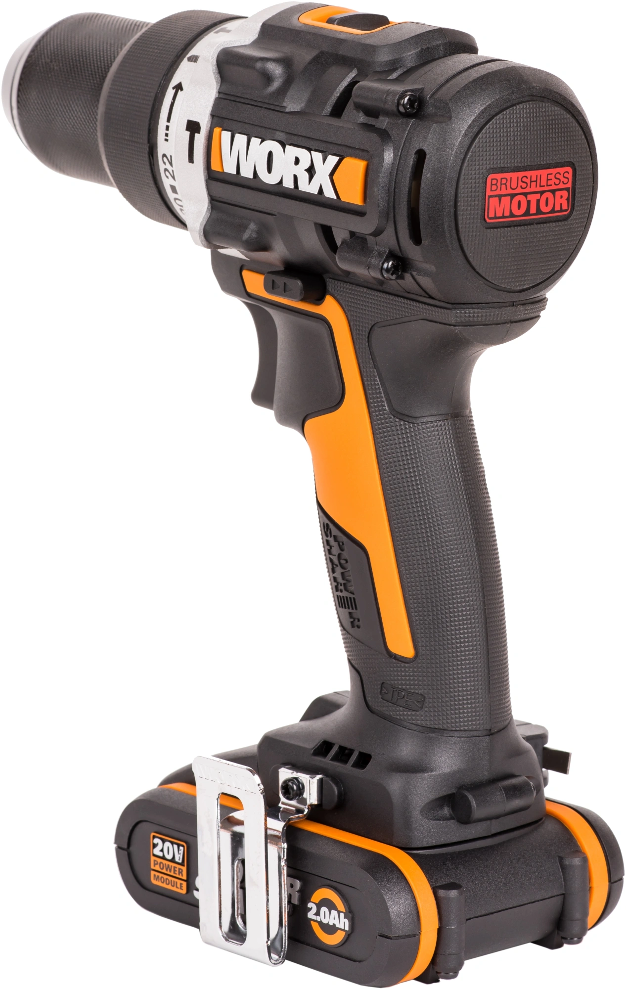 Дрель-шуруповерт Worx WX352 аккум. патрон:быстрозажимной (кейс в комплекте) — миниатюра 4