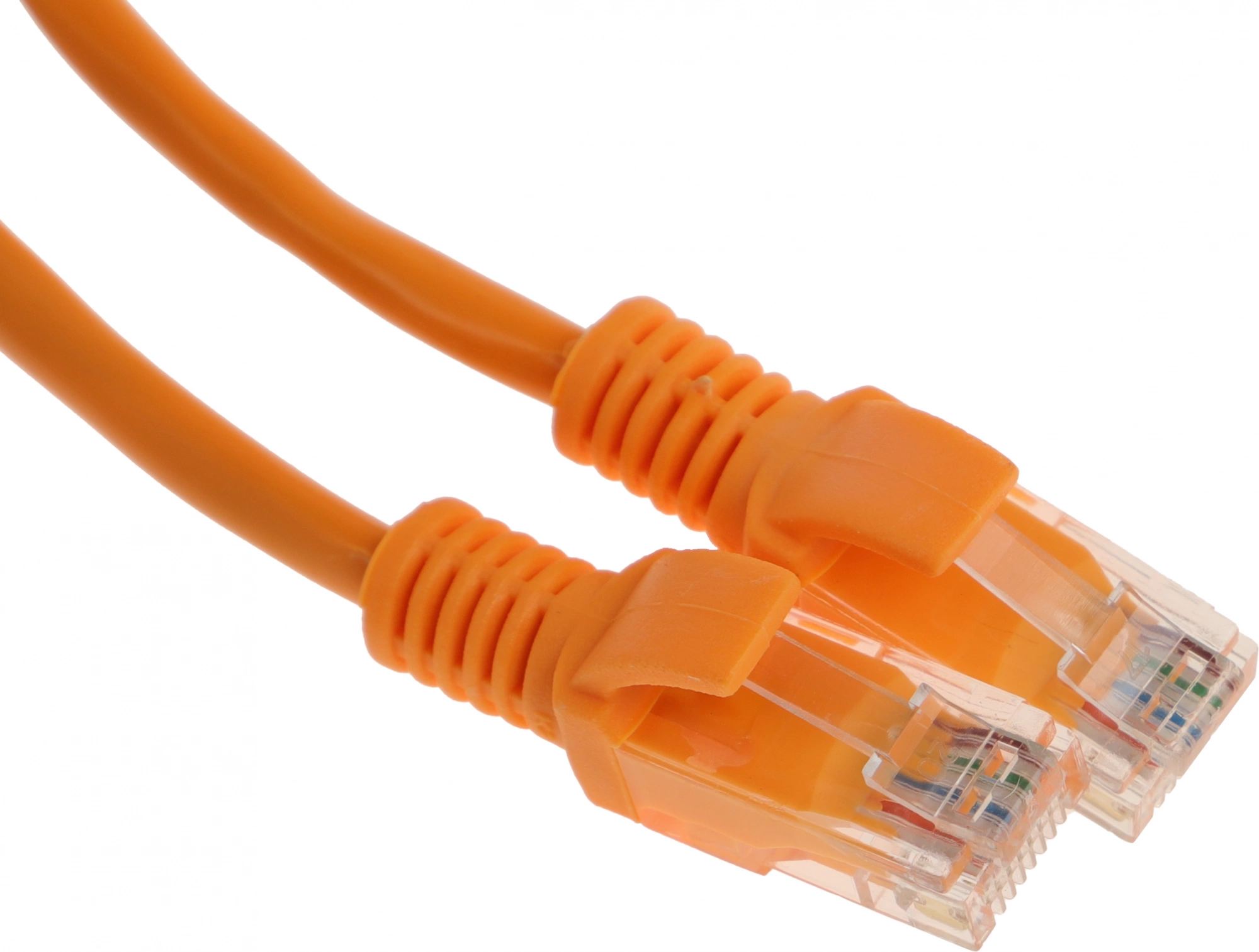 Патч-корд Cablexpert PP12-1.5M/O 1000Гбит/с UTP 4 пары cat.5E CCA molded 1.5м оранжевый RJ-45 (m)-RJ-45 (m) — фото 1