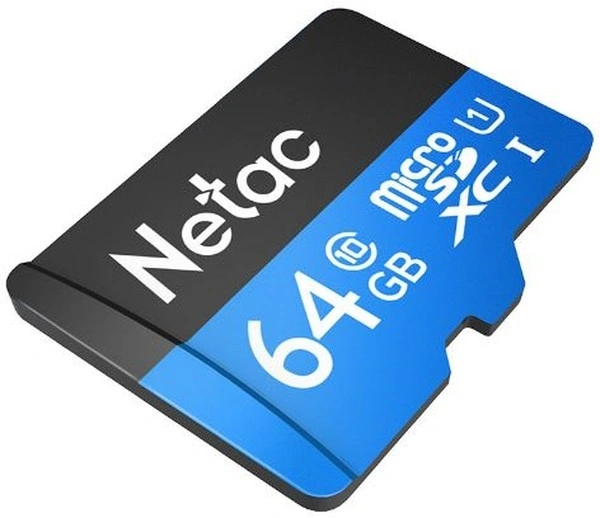 Флеш карта microSDXC 64GB Netac NT02P500STN-064G-R P500 + adapter — миниатюра 4