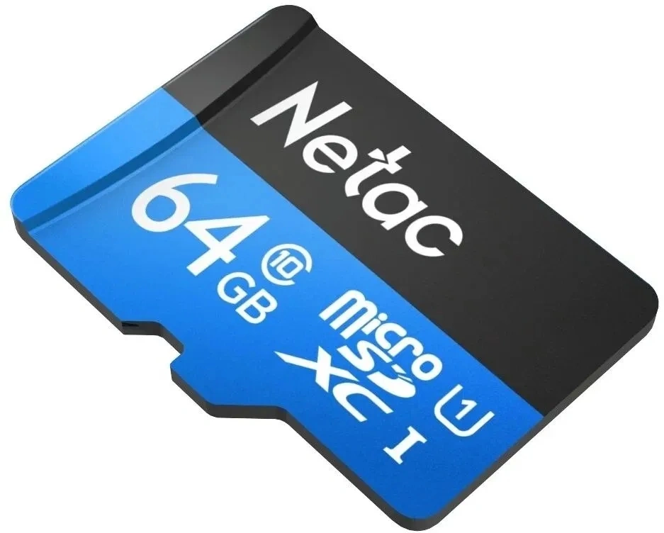 Флеш карта microSDXC 64GB Netac NT02P500STN-064G-R P500 + adapter — миниатюра 6
