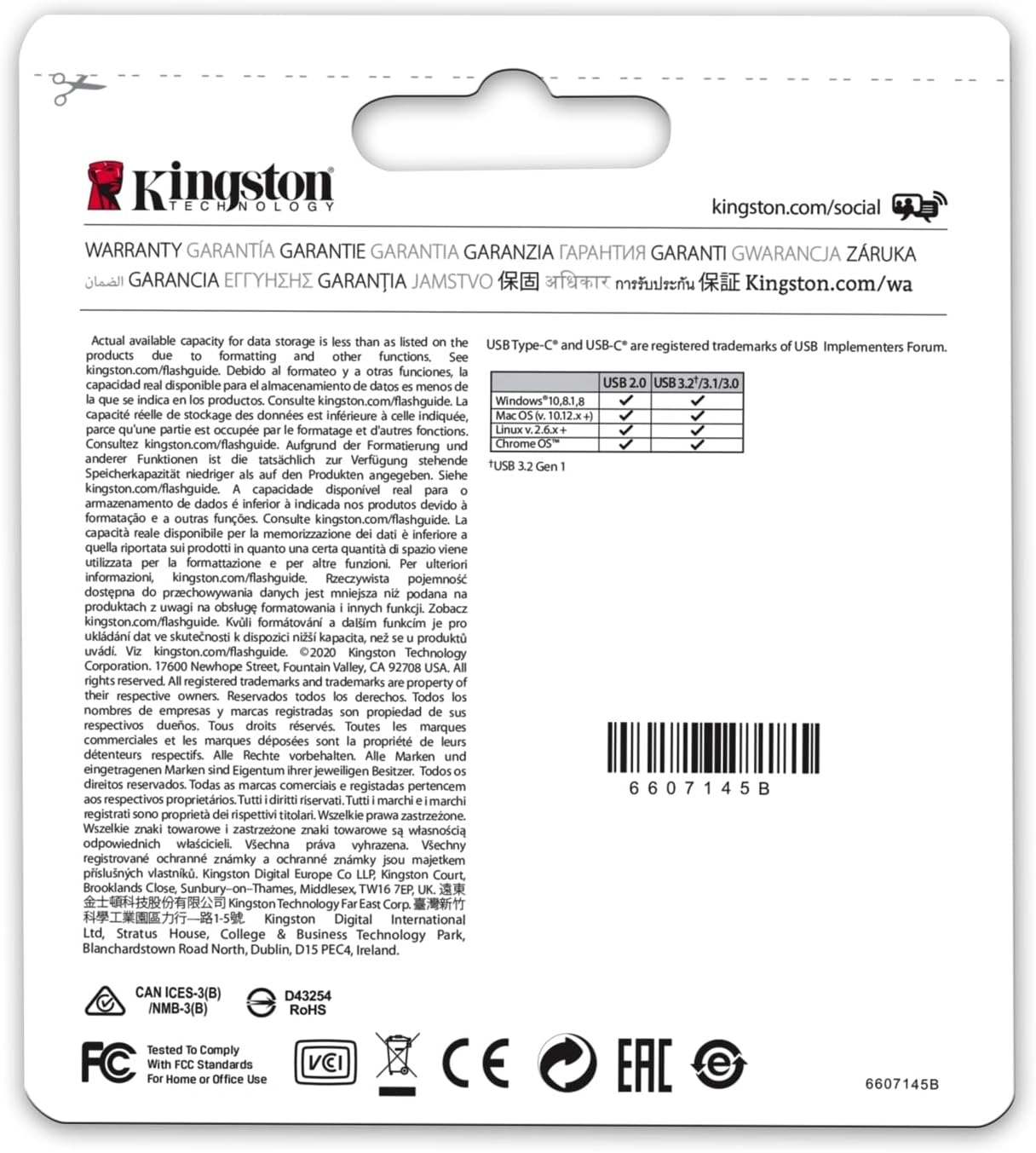 Флеш Диск Kingston 64Gb DataTraveler microDuo 3C DTDUO3CG3/64GB USB3.0 фиолетовый — миниатюра 8