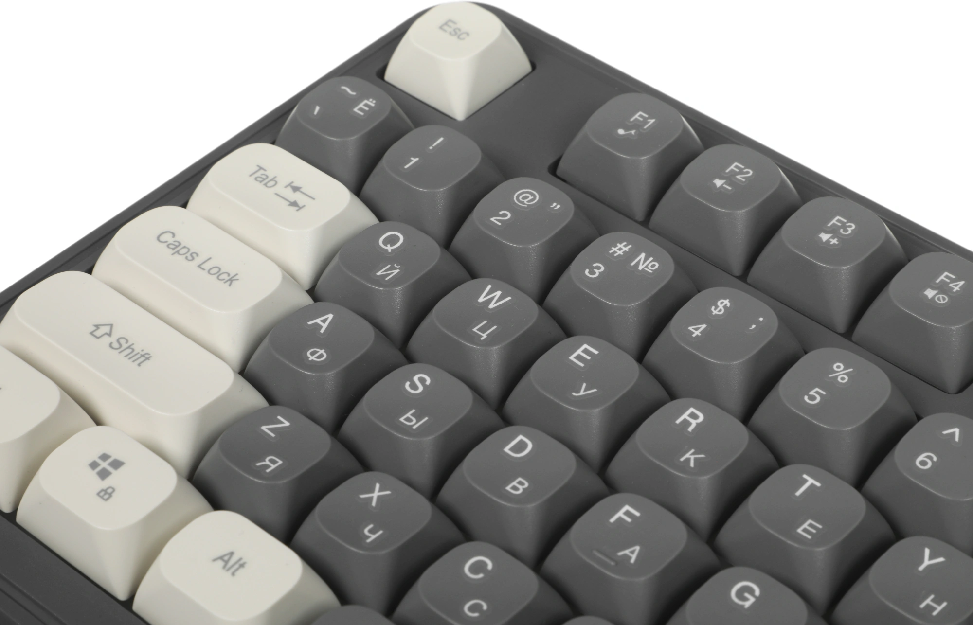 Клавиатура Оклик 711G серый/белый USB Multimedia for gamer LED (1790385) кабель 1.5м — миниатюра 17