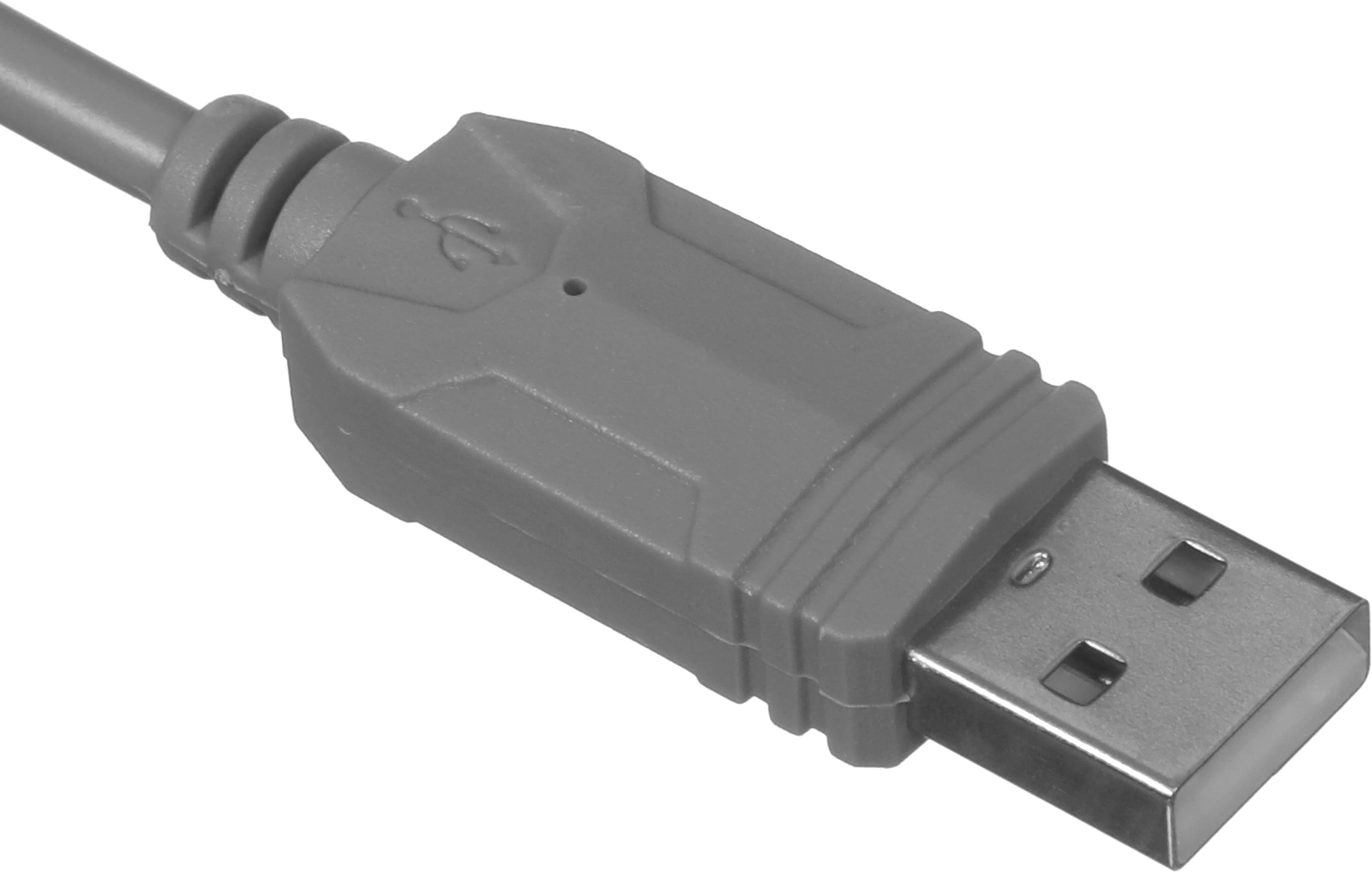 Клавиатура Оклик 711G серый/белый USB Multimedia for gamer LED (1790385) кабель 1.5м — миниатюра 19