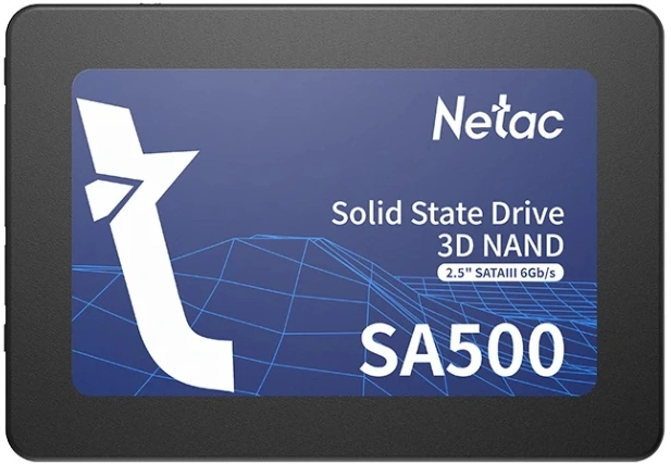 Накопитель SSD Netac SATA-III 128GB NT01SA500-128-S3X SA500 2.5" — миниатюра 3