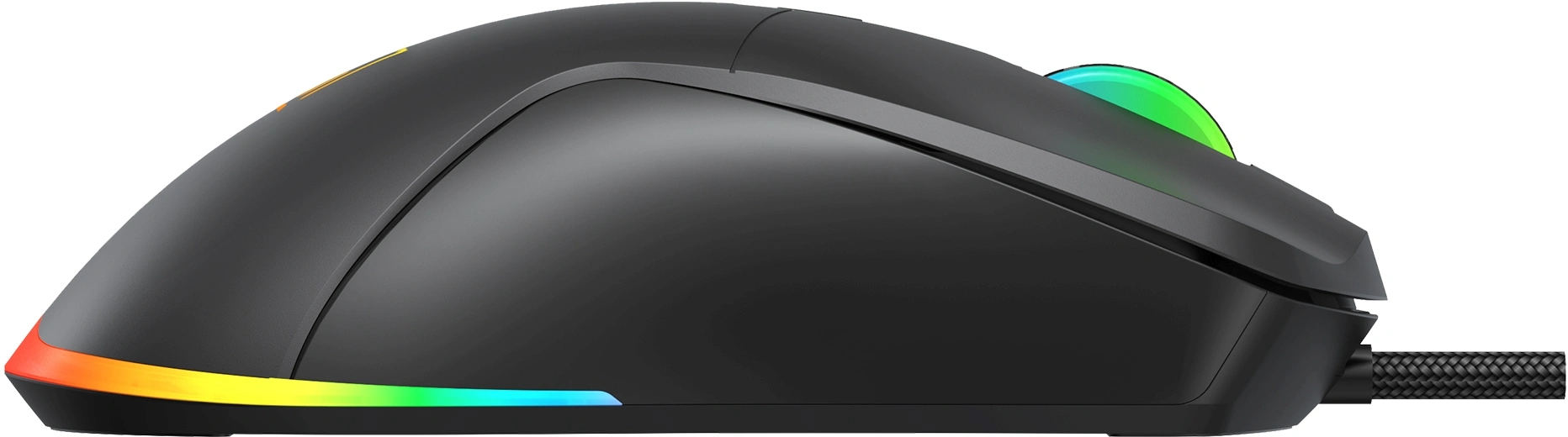 Мышь Оклик 750G черный оптическая 7200dpi USB 5but (1796789) — миниатюра 3
