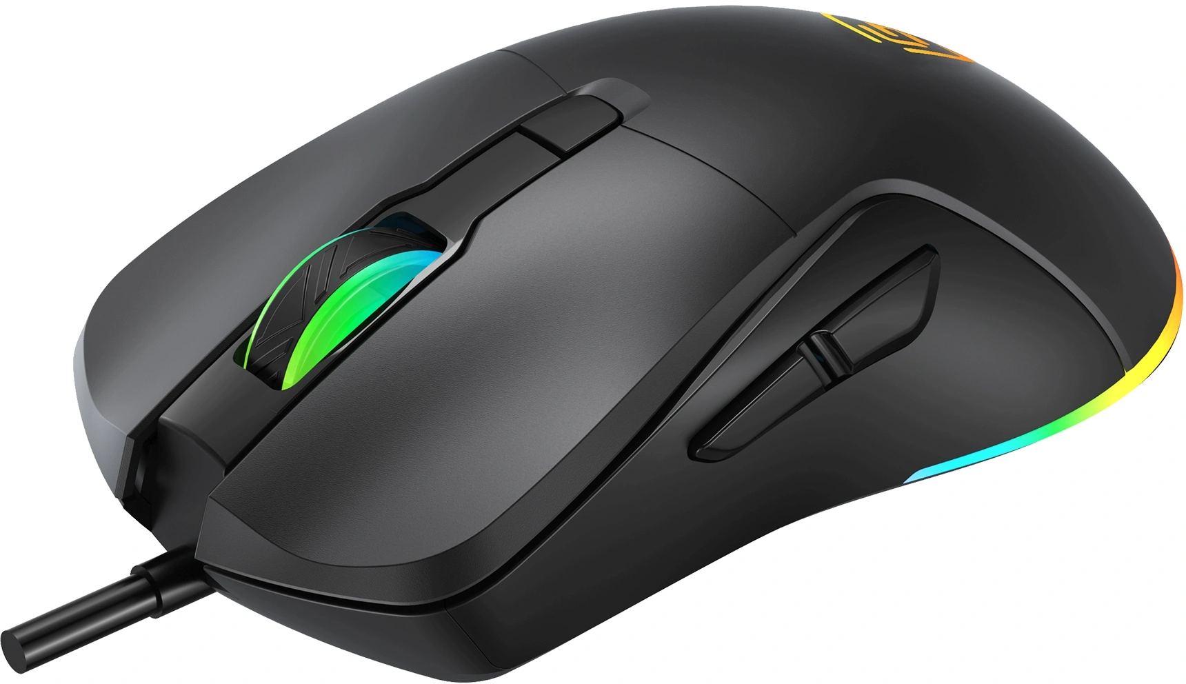 Мышь Оклик 750G черный оптическая 7200dpi USB 5but (1796789) — миниатюра 4