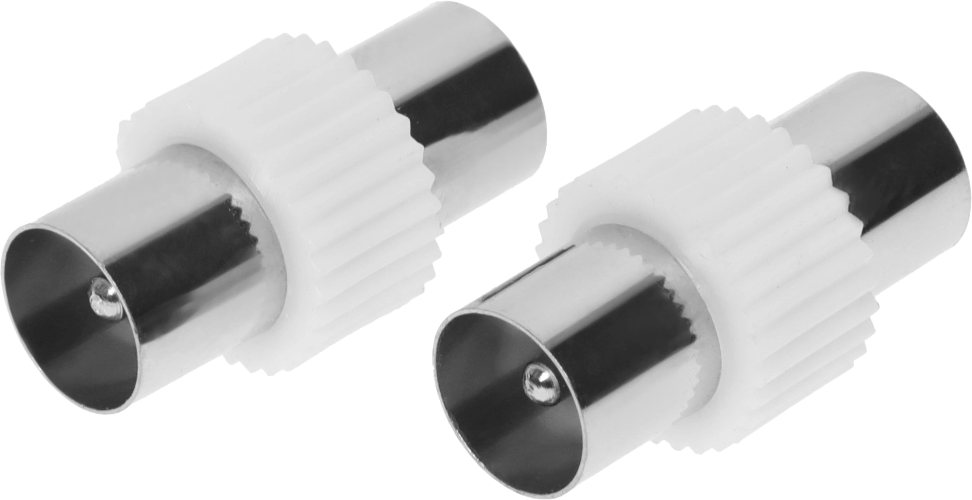 Адаптер антенный Premier 4-400/2 Coax (m)/Coax (m) серебристый (уп.:2шт) — миниатюра 2