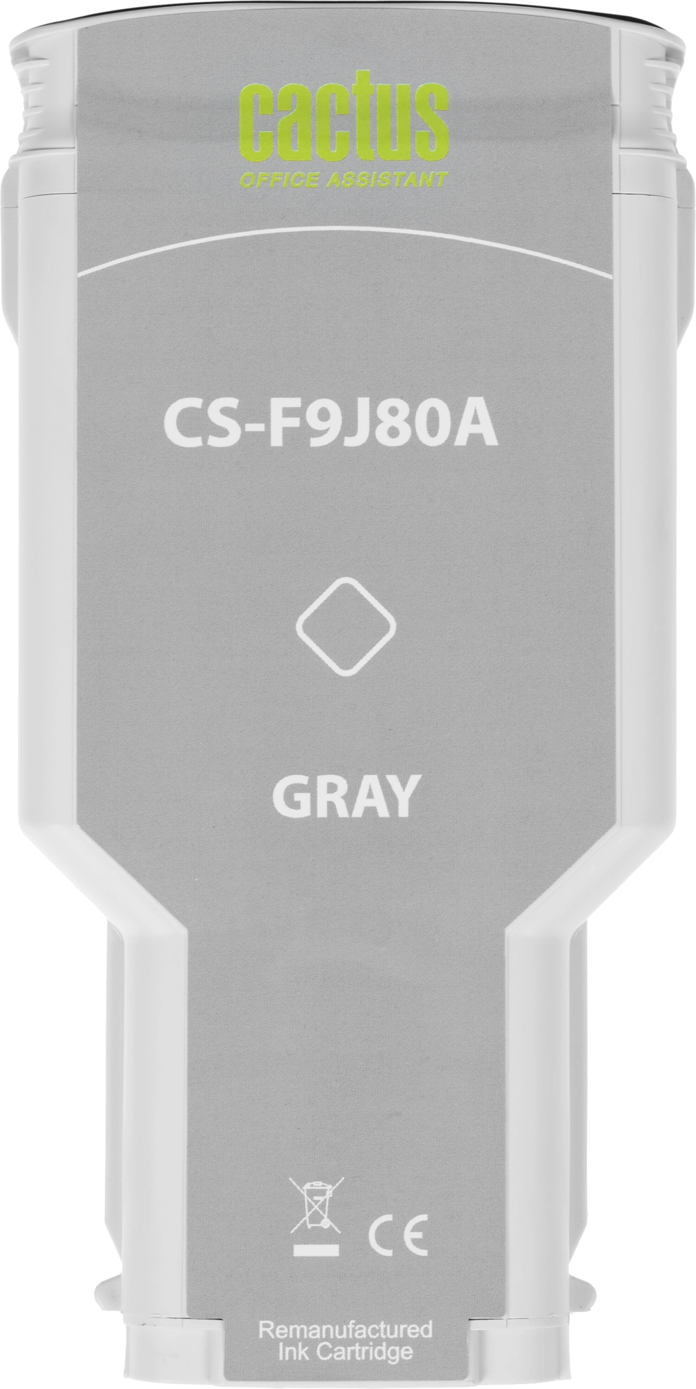 Картридж струйный Cactus CS-F9J80A 727 XXL серый (300мл) для HP Designjet T920/T930/T1500/T1530/T2500/T2530 с чипом — миниатюра 9