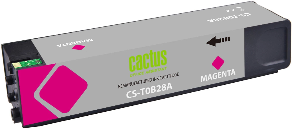 Картридж струйный Cactus CS-T0B28A 982X пурп.пигм. (223мл) для HP PageWide 765dn/780 Enterprise Color с чипом — миниатюра 2