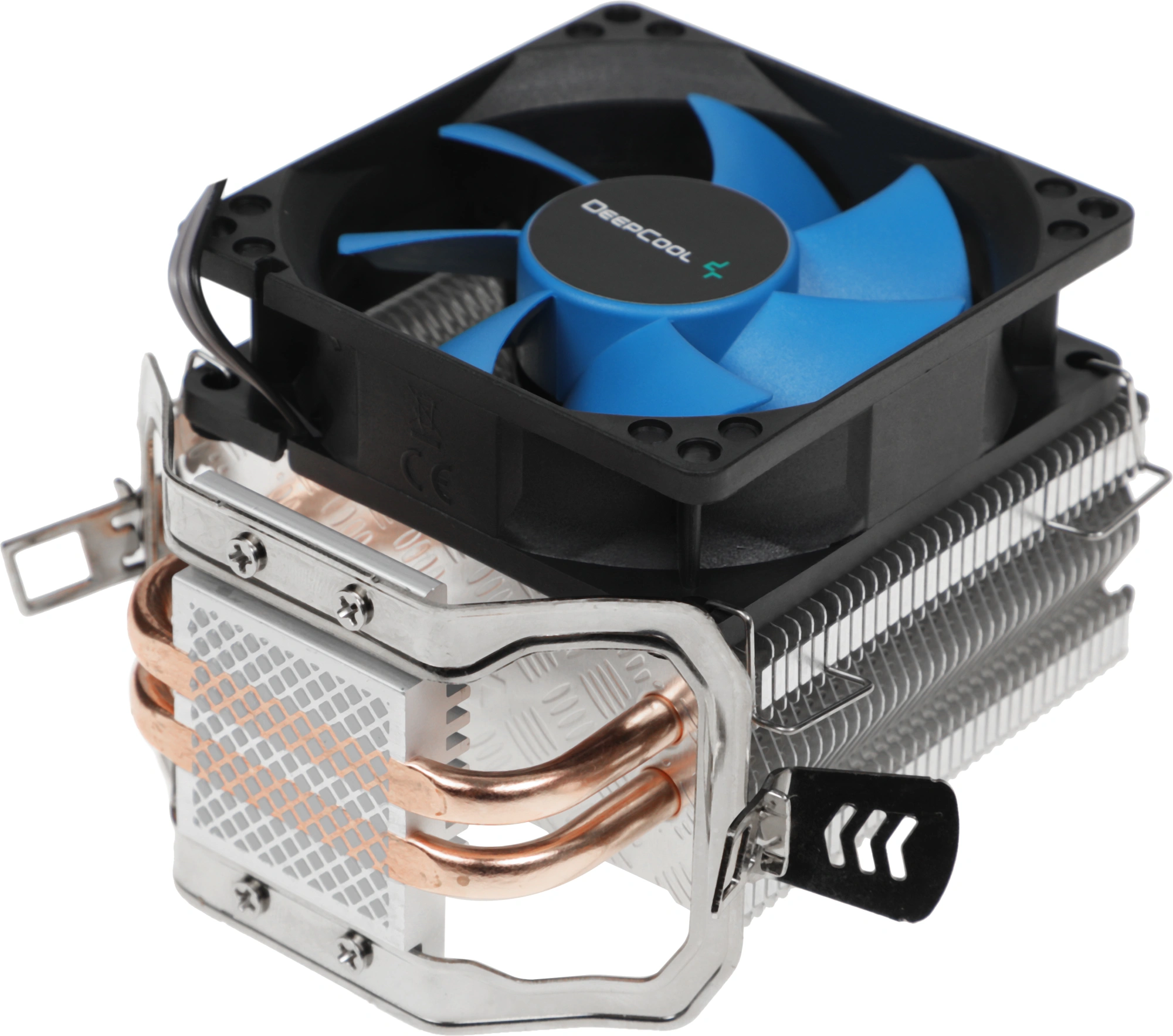 Устройство охлаждения(кулер) Deepcool Ice Edge Mini FS V2.0 Soc-AM5/AM4/1200/1700/1851 черный/синий 3-pin 25dB Al+Cu 100W 276gr Ret (DP-MCH2-IEMV2) — миниатюра 7