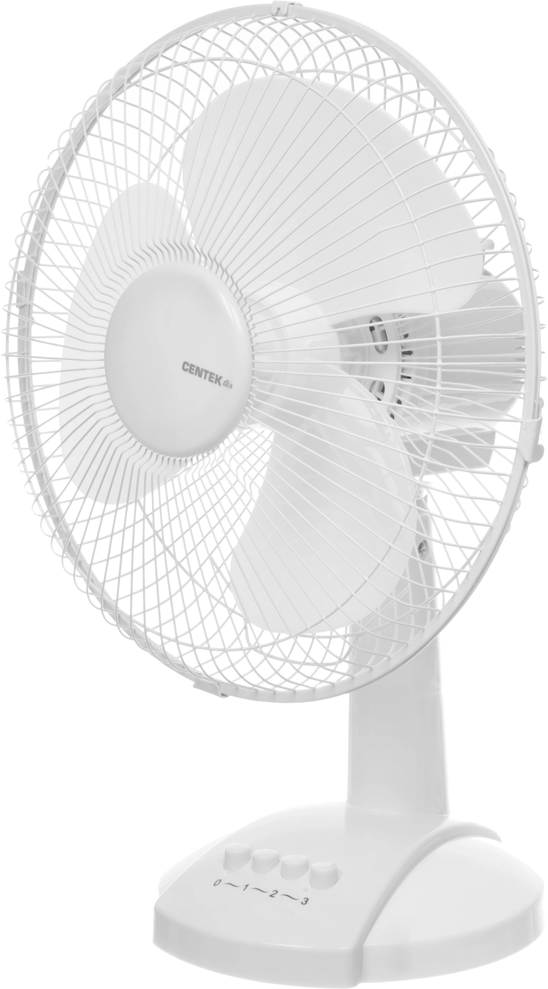 Вентилятор настольный Centek CT-5007 30Вт скоростей:3 белый — миниатюра 2