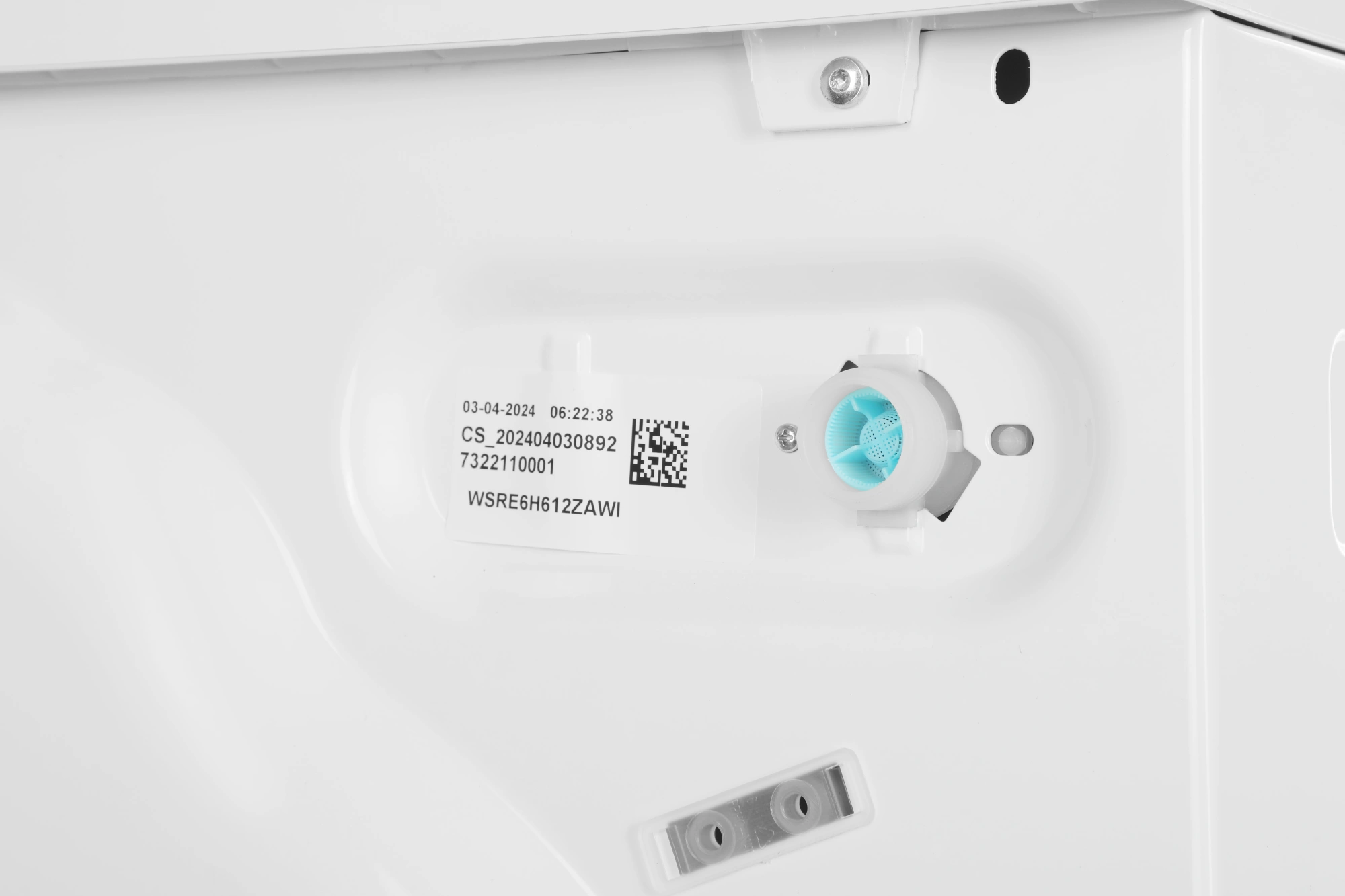 Стиральная машина Beko WSRE6H612ZAWI класс: A-10% загр.фронтальная макс.:6.5кг белый инвертор — миниатюра 12