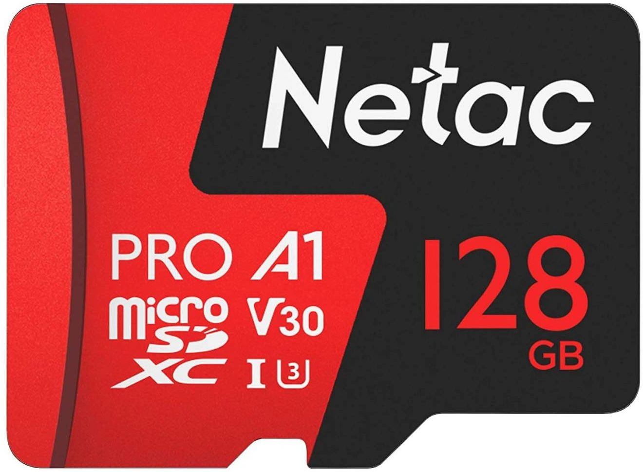 Флеш карта microSDXC 128GB Netac NT02P500PRO-128G-R P500 Extreme Pro + adapter — фото 1