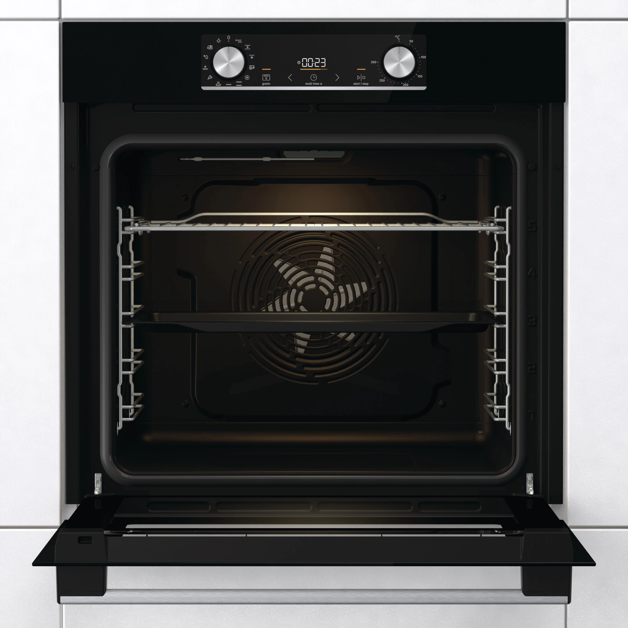 Духовой шкаф Электрический Gorenje BOX6737E01BG черный — миниатюра 2
