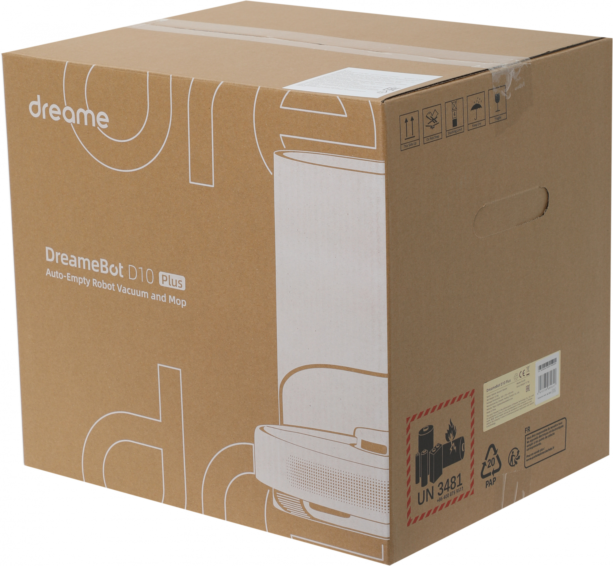 Пылесос-робот Dreame D10 Plus 46Вт белый — миниатюра 18