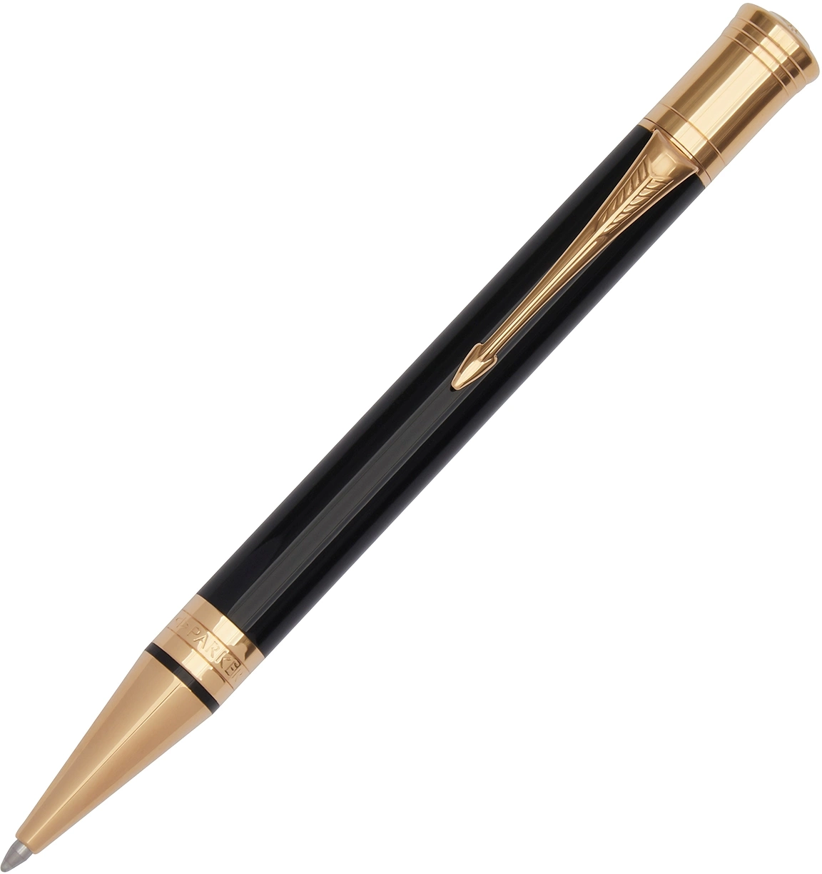 Ручка шариков. Parker Duofold K74 (1931386) Black GT M черн. черн. подар.кор. — миниатюра 6
