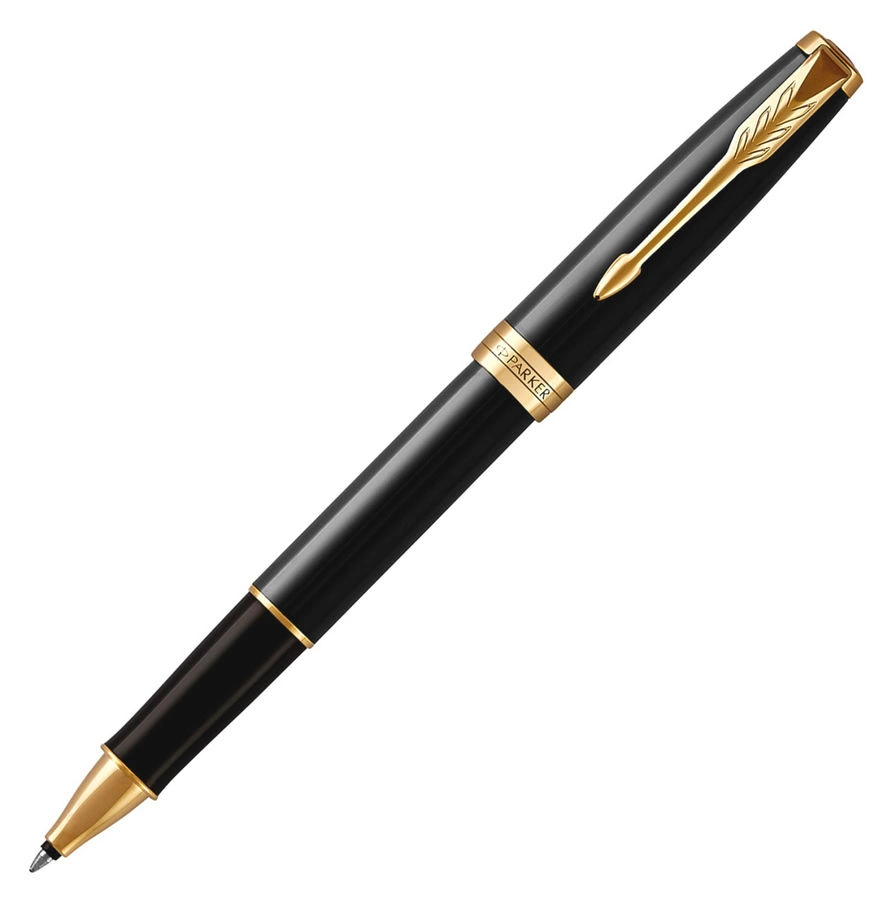 Ручка роллер Parker Sonnet Core T530 (1931496) LaqBlack GT F черн. черн. подар.кор. — миниатюра 6
