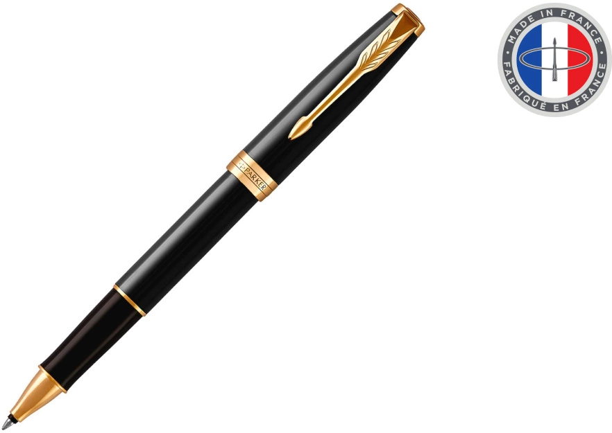 Ручка роллер Parker Sonnet Core T530 (1931496) LaqBlack GT F черн. черн. подар.кор. — миниатюра 5
