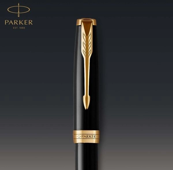 Ручка роллер Parker Sonnet Core T530 (1931496) LaqBlack GT F черн. черн. подар.кор. — миниатюра 10
