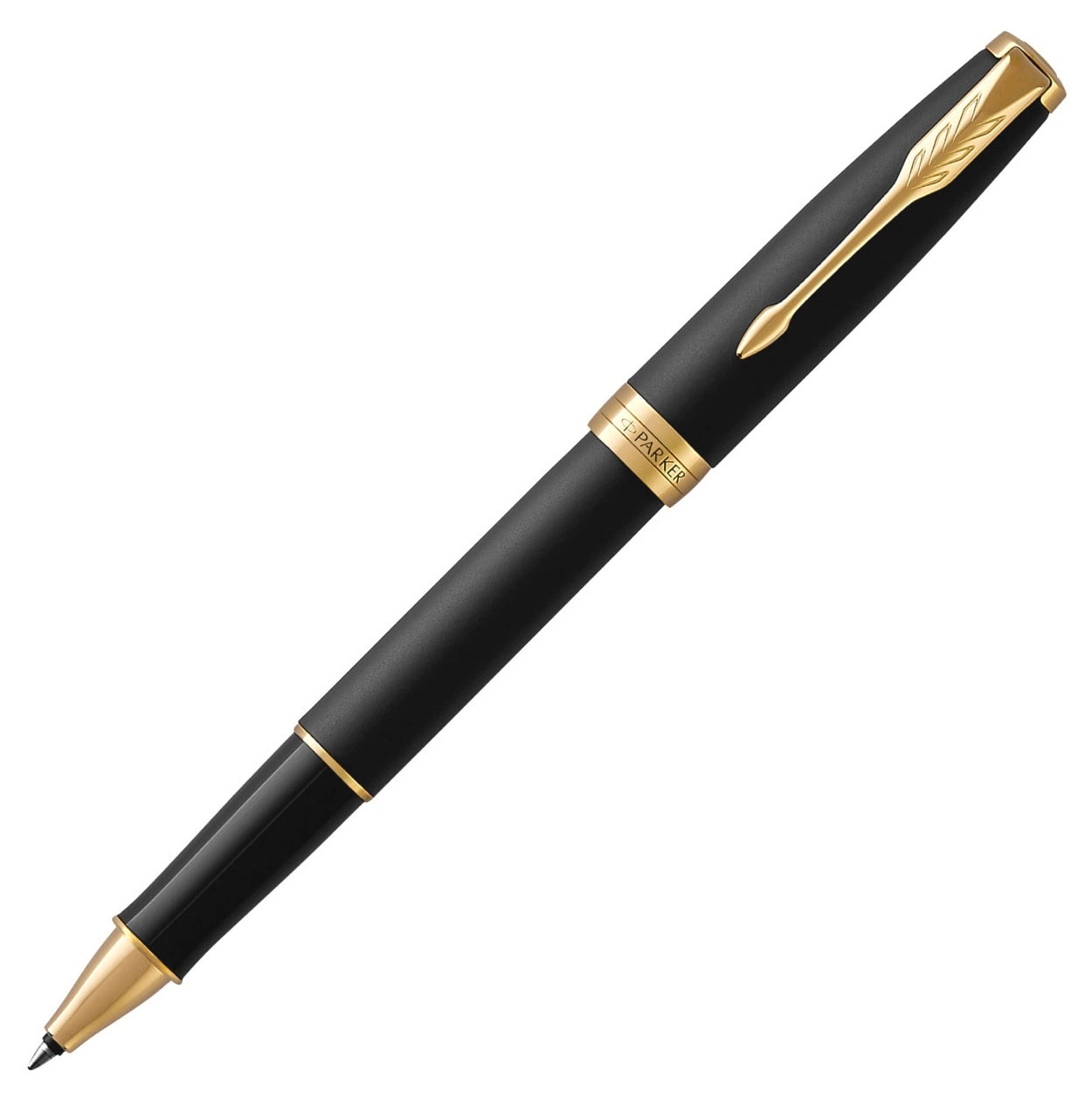 Ручка роллер Parker Sonnet Core T528 (1931518) Matte Black GT F черн. черн. подар.кор. — миниатюра 6