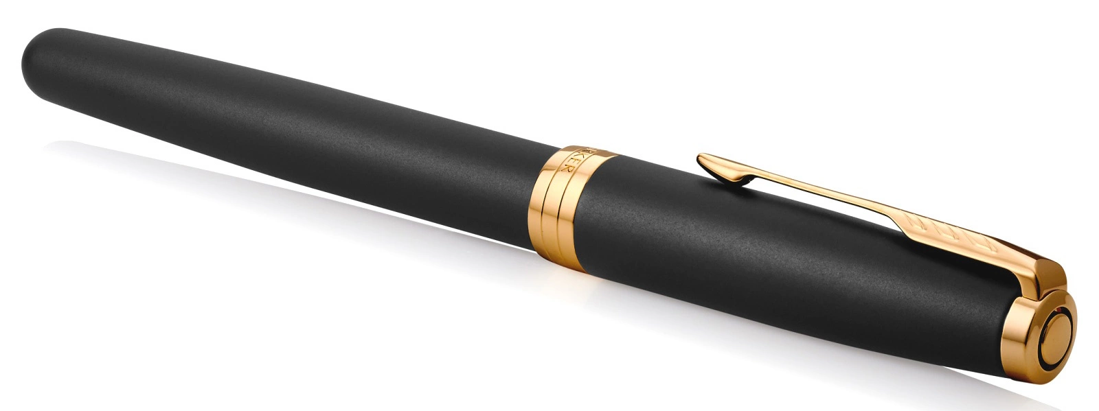 Ручка роллер Parker Sonnet Core T528 (1931518) Matte Black GT F черн. черн. подар.кор. — миниатюра 3
