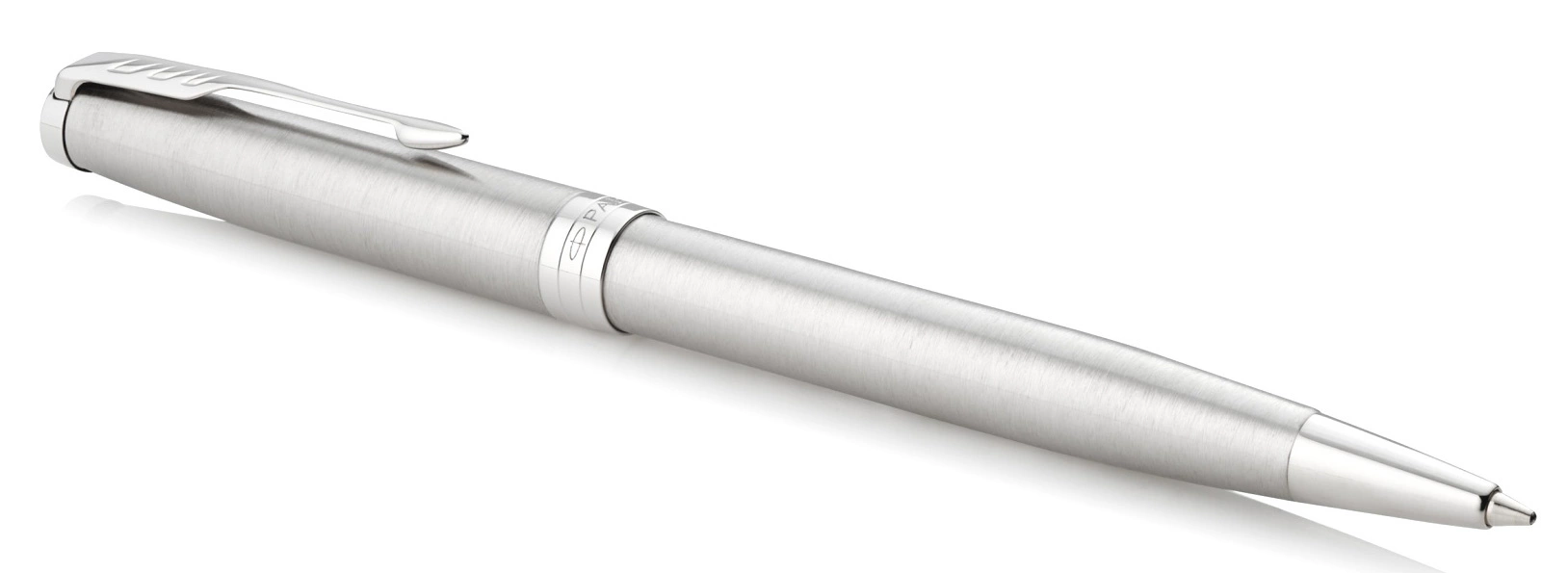 Ручка шариков. Parker Sonnet Core K526 (1931512) Stainless Steel CT M черн. черн. подар.кор.