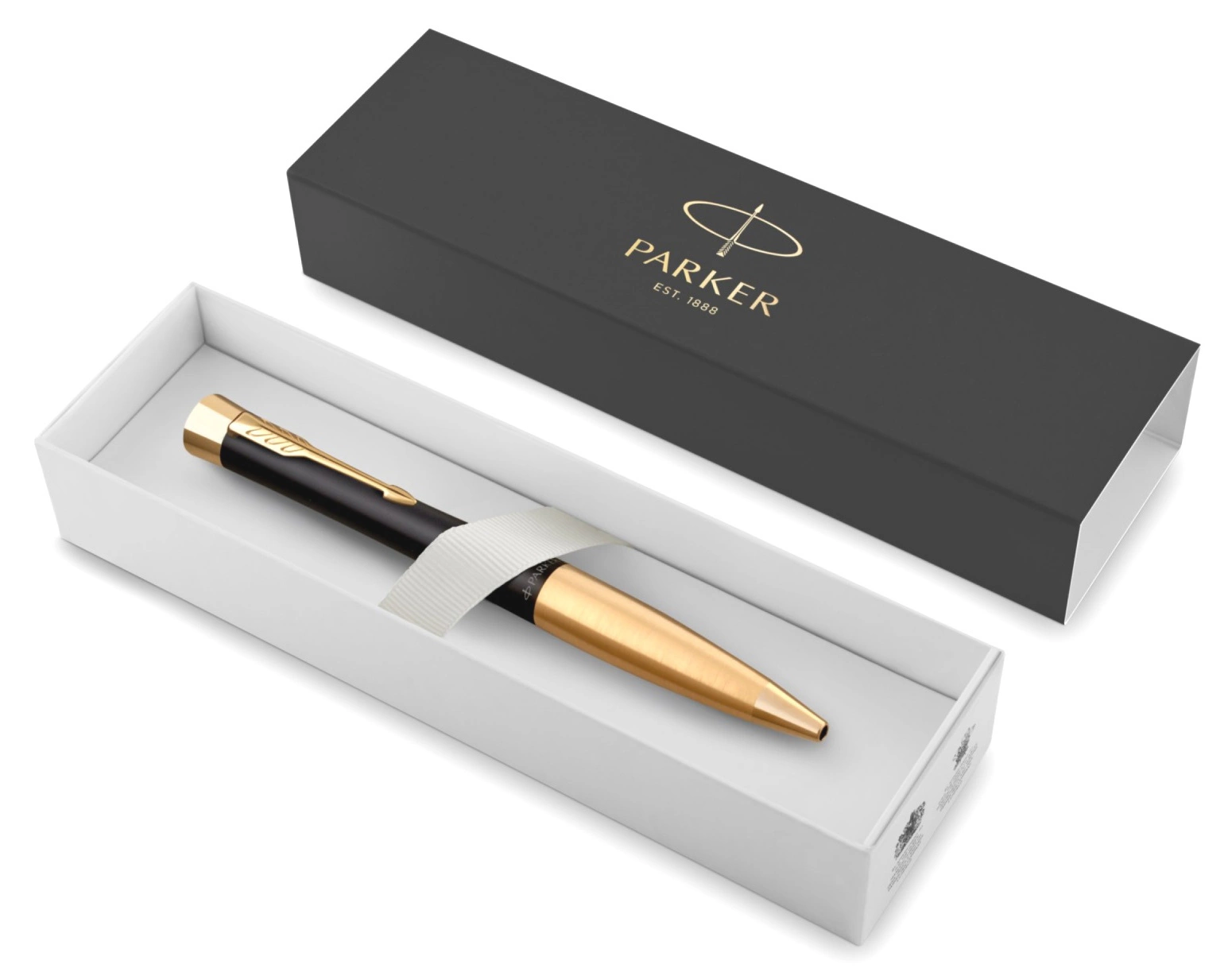 Ручка шариков. Parker Urban Core K314 (2143640) Muted Black GT M син. черн. подар.кор. — миниатюра 2