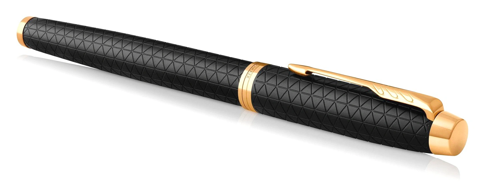 Ручка роллер Parker IM Premium T323 (1931660) Black GT F черн. черн. подар.кор. — миниатюра 3