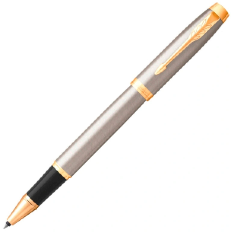 Ручка роллер Parker IM Core T321 (1931663) Brushed Metal GT F черн. черн. подар.кор. — миниатюра 7