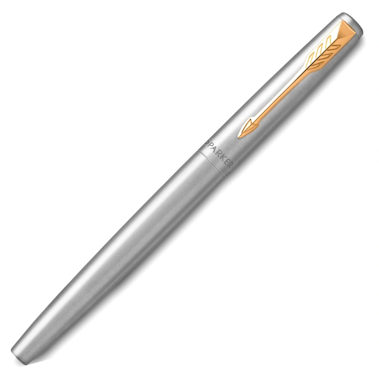 Ручка перьев. Parker Jotter Core F691 (2030948) Stainless Steel GT M сталь нержавеющая подар.кор.