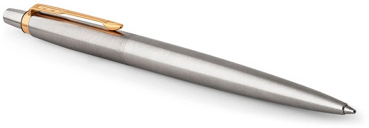 Набор ручек Parker Jotter Core FK691 (2093257) Stainless Steel GT сталь нержавеющая подар.кор. ручка перьевая, ручка шариковая сменный стержень 1стерж. стреловидный пиш. наконечник кругл. — миниатюра 2