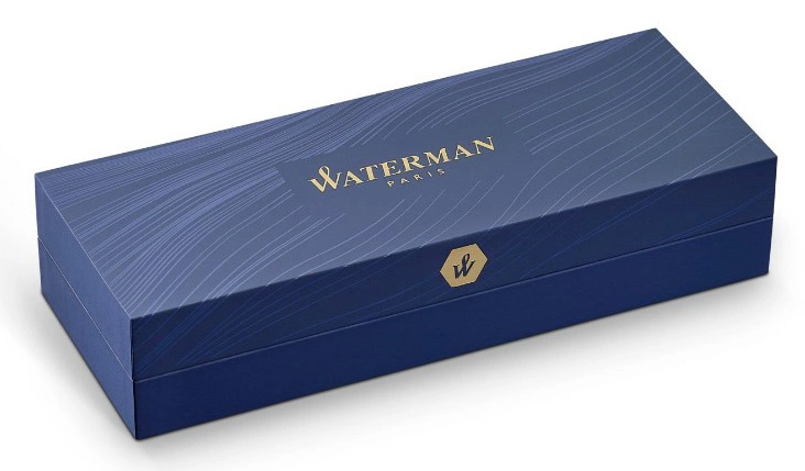 Ручка шариков. Waterman Expert 3 (S0951700) Black Laque GT M син. черн. подар.кор. — миниатюра 4