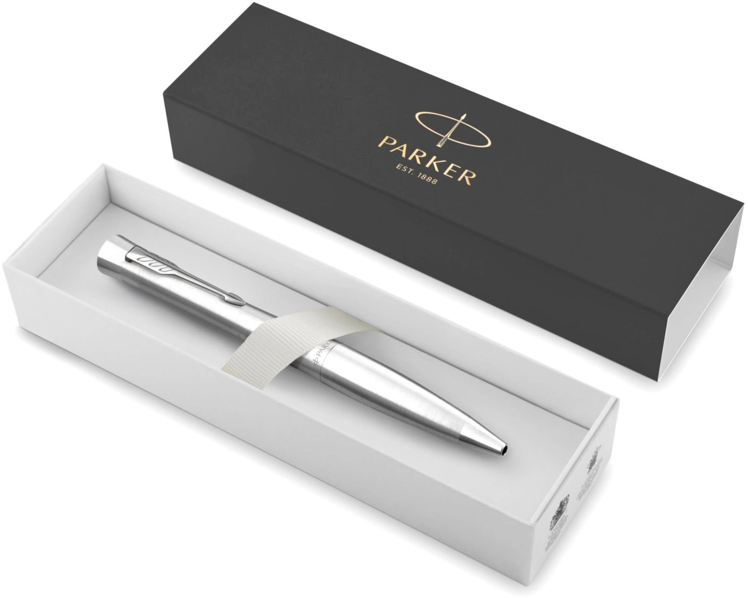 Ручка шариков. Parker Urban Core K314 (2143641) Metro Metallic CT M син. черн. подар.кор. — миниатюра 3